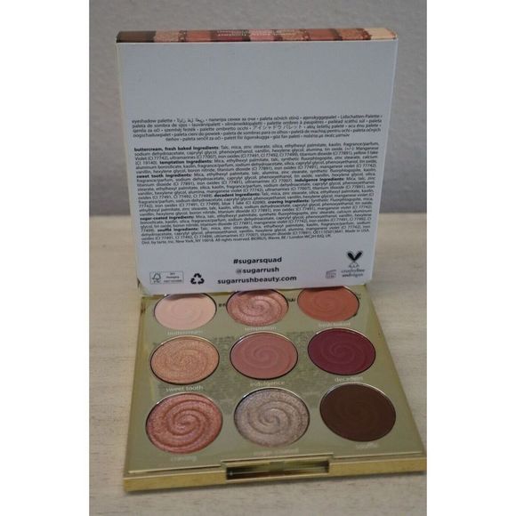 Tarte Sugar Rush FG09202-U2 Women's Sweet Tarte Frosted Eye Shadow Palette - Picture 2 of 8